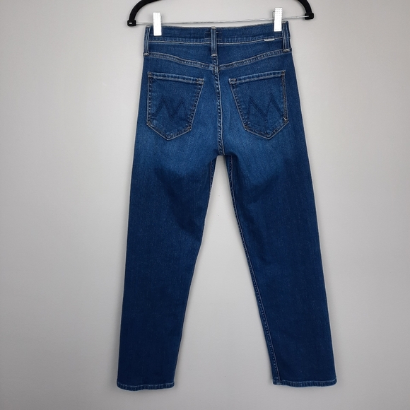 Mother The Tomcat High Rise Button Fly Straight Jeans Snipped in the Bud size 25 - Picture 4 of 16